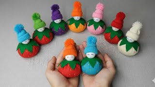 It's so Beautiful. Amazing Hand Embroidery design idea. Super Hand making doll design trick