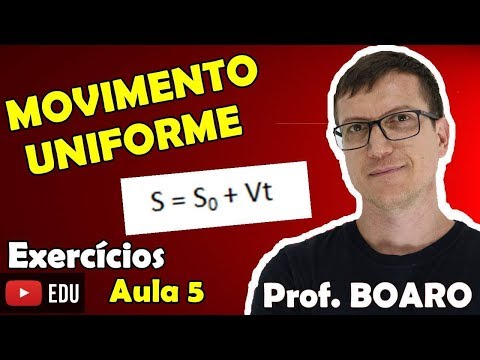 UNIFORM MOVEMENT KINEMATICS EXERCISES Prof. Marcelo Boaro - CLASS 5