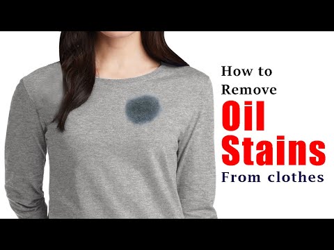 How to remove oil stains from clothes | Easy &...