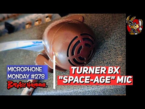 Space-Age Bullet Mic! Best Blues Harmonica Mics | Turner BX Challenger Microphone Monday 278