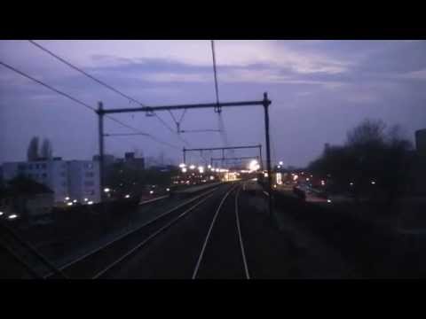 [cabinerit] A train driver's view: Almere Oostvaarders - Hoofddorp Opstel, SLT, 07-Mar-2015.
