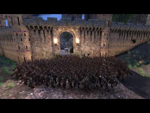 100 Elven Archers VS 500 Uruk Hai - At the Gate - Ultimate Epic Battle Simulator
