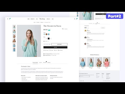Build Ecommerce Website HTML CSS Javascript from Scratch Full Responsive - Part 02: Product Page