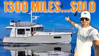 Annapolis to Fort Lauderdale on a 40ft Explorer Yacht… SOLO | EP57