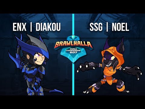 ENX | Diakou Vs. SSG | NoeL - 1v1 Top 32 - Brawlhalla World Championship 2017