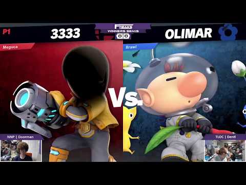 FREAKS Ultra 96 Singles Winners Semis: NNP | Doorman (Mii Gunner) vs TLOC | Denti (Olimar/Trainer)