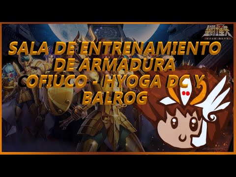 Sala de entrenamiento de Armaduras   Hyoga DC, Ofiuco y Balrog