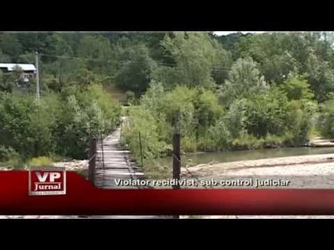 Violator recidivist, sub control judiciar