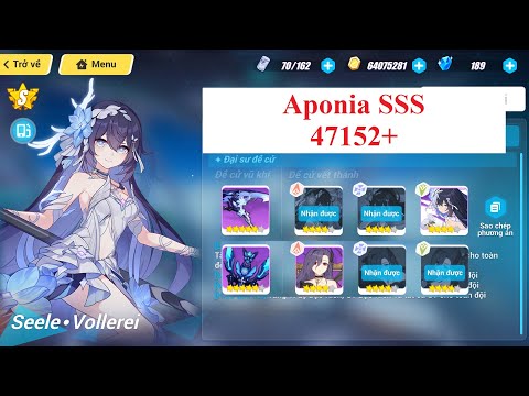 MA EX - Aponia (SSS) [47152] - SI TA HoRb (6S) || SI 1/4, HoRb 1/4, Dudu 2*, low atk