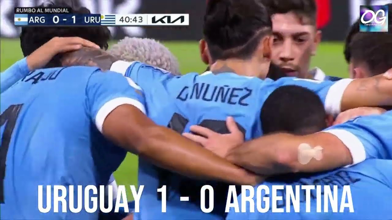 URUGUAY 1 - ARGENTINA  0 / ARAUJO WC 2026 QUALIFIERS