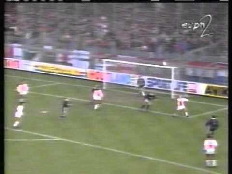 1994 (January 16) Ajax Amsterdam 4 -MVV Maastricht 1 (Dutch Eredivisie)
