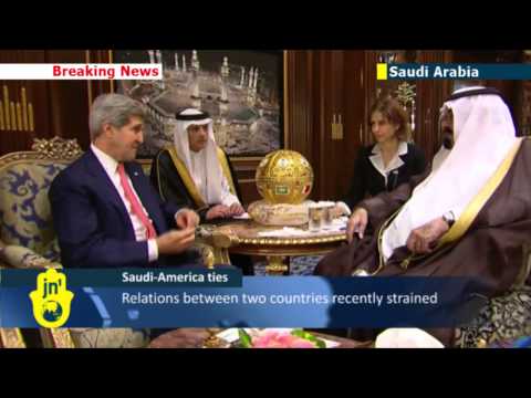 US Secretary of State John Kerry meets Saudi King in Riyadh amid tension over Syria, Egypt and Iran