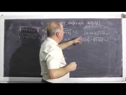 2/2 Lectia 345 - Ecuatii irationale cu Andreea, Alex si Vlad - Tema la matematica - Clasa 10