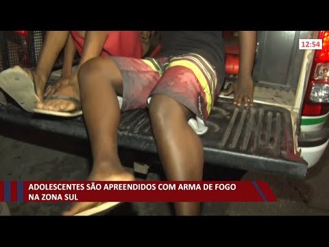 Adolescentes saÌƒo apreendidos com arma de fogo na zona sul 11 10 2021