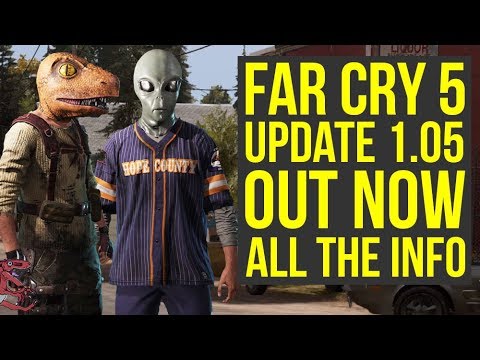 Far Cry 5 Update 1.05 OUT NOW - Adds New Weapon, Masks, Outfits &  More! (Far Cry 5 DLC)