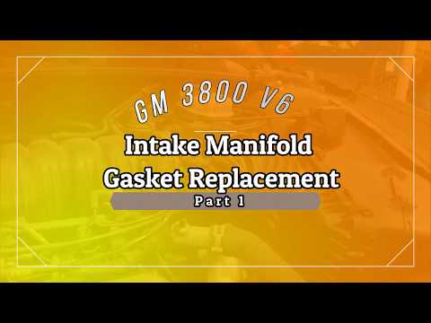 How to replace GM 3800 V6 intake manifold gaskets -Part 1