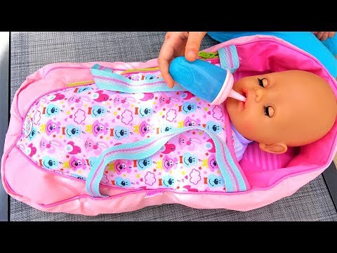 Люлька-переноска для ляльки Baby Born 2 В 1 - Яскраві Сни (824429)