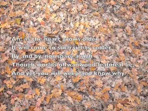 Gerard Manley Hopkins: Spring and Fall - to a young child