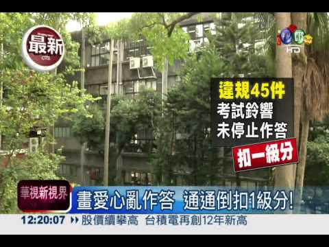 學測明寄成績單 共計392件違規