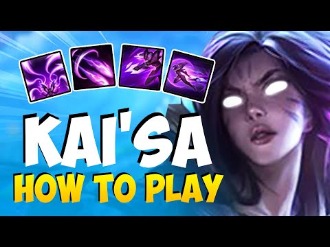 How to Play KAISA ADC for Beginners | Kai'Sa Guide Season 11 | League of Legends
