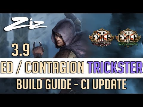 Path of Exile 3.9 - Essence Drain Contagion Trickster BUILD UPDATE!
