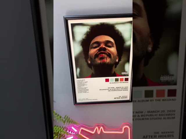 Vídeo relacionado con BDSHUNBF Juego de 6 Pósteres Portada de álbum de Música The Weeknd, Cubierta de álbum, Póster de Música, Lienzo Estético, Arte de Pared para Niñas y Niños, Sala de Estar Dormitorio 8 x 10 Pulgadas