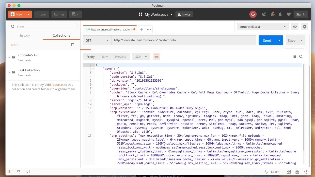 Learn how to enable the concrete5 REST API, and run sample commands on it using Postman
