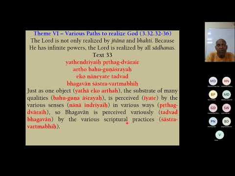 Saturday Bhaktivaibhav SB 3.32.34 - 3.33.8 - Prayers by Mother Devahuti