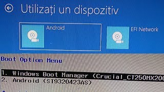 Dual Boot Android cu Windows 10 în UEFI