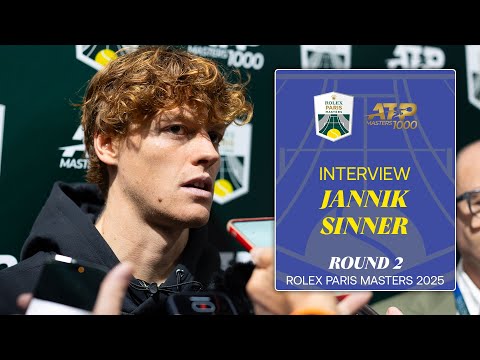Jannik Sinner post-match interview | Rolex Paris Masters