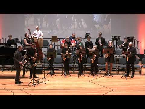 Gymnasium-am-Stadtpark, Krefeld: Schulkonzert 2019 1007 Orchester und Rhythmusgr. Musiksch. Szezecin