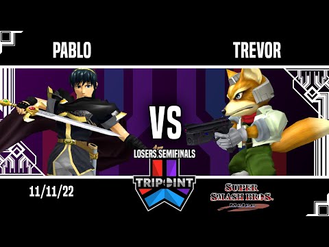 Tripoint Smash 167 - Losers Semifinals - Pablo(Marth) Vs. Trevor(Fox)