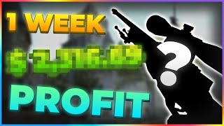 How I made OVER $ 2,000 TRADING CS2 SKINS for 1 WEEK!