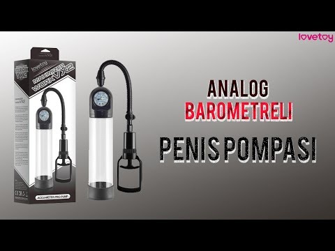 Lovetoy Analog Barometreli Penis Pompası