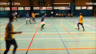 preview picture of video 'Argos Sint-Gillis-Waas - ZVC Sporting Hasselt - First Half'