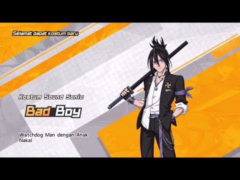 Kostum Sonic Badboy - ONE PUNCH MAN: The Strongest
