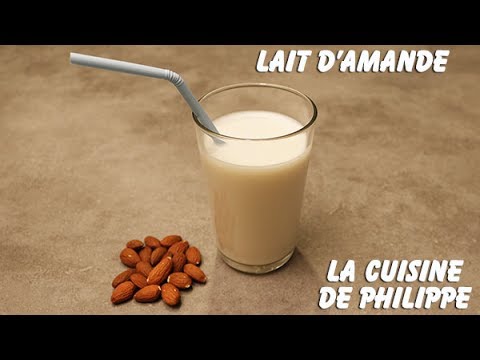 Lait d'amande maison