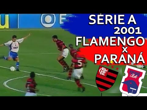 Gol Flamengo 0 x 1 Paraná Clube - Série A 2001 (08/08/2001)