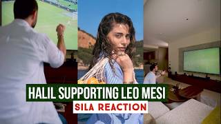 Halil Ibrahim Ceyhan Supporting Leo Messi !Sila Turkoglu Reaction