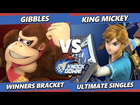 Knockdown 83 - Gibbles (Donky Kong) Vs. King Mickey (Link) Smash Ultimate - SSBU