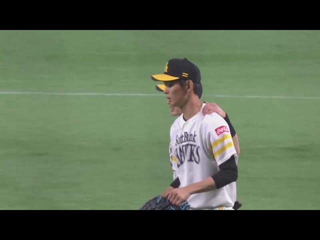 【9回表】ホークス・泉 最終回にピンチを招きながらも無失点で試合を締める!! 2021/3/7 H-T