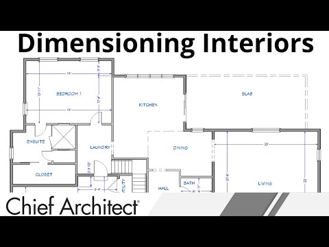 How to use the Automatic Interior Dimensions in Home Designer Software