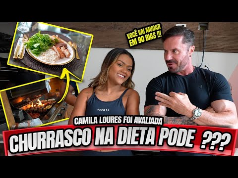 CAMILA LOURES FOI AVALIADA E FEZ CHURRASCO NO PRIMEIRO DIA !!!