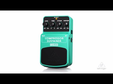 Демонстрация педали эффектов Behringer CS400
