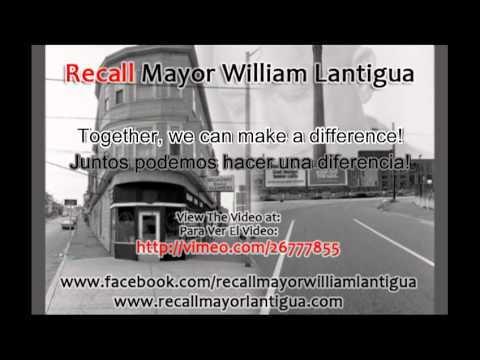 Recall Mayor William Lantigua - Lawrence, Massachusetts