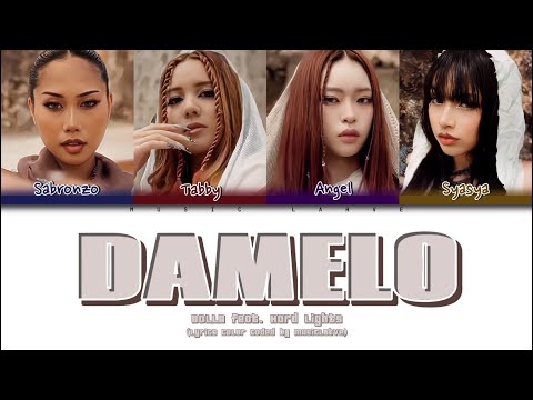 DOLLA feat. Hard Lights - 'DAMELO' (Lyrics/colorcoded)