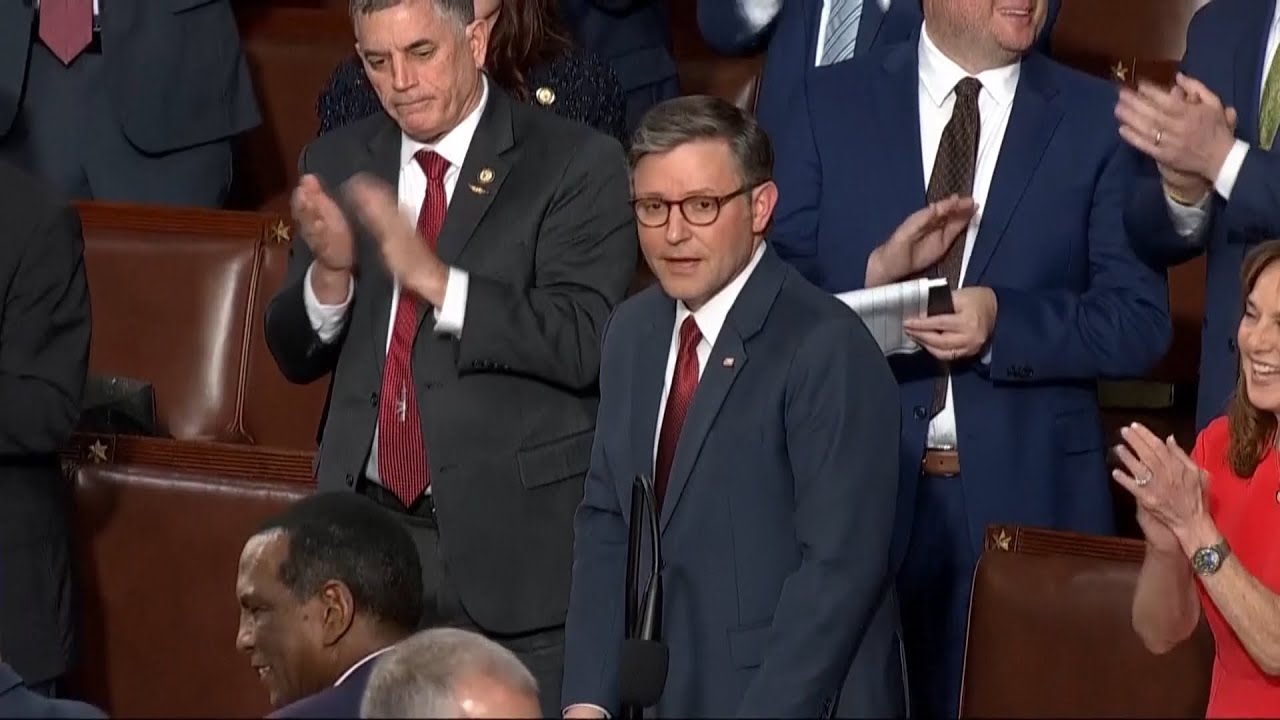 Republican Mike Johnson reelected House speaker in dramatic floor vote