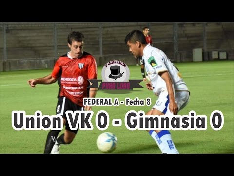 www.PuroLobo.com:  Union VK (SJ) 0 - Gimnasia (MZA) 0 - Fecha 8  - Federal A 2016