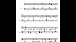 "Wie komm' ich denn zur Tür herein" (Scored in D minor), Finale Songwriter Score and Audio File