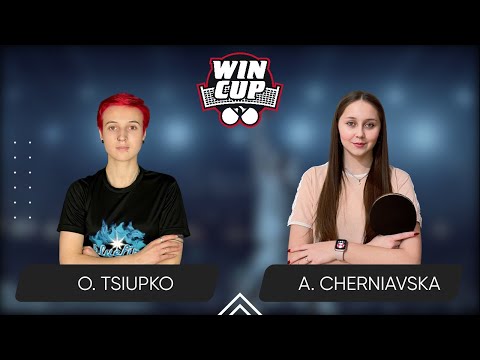 09:00 Oleksandra Tsiupko - Alina Cherniavska West 1 WIN CUP 17.06.2024 | Table Tennis WINCUP